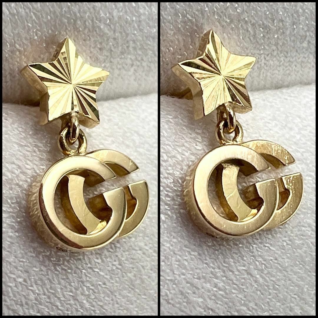 Gucci(グッチ)の【人気】グッチ　GUCCI　レディース　ピアス　GGランニング　K18　ゴールド レディースのアクセサリー(ピアス)の商品写真