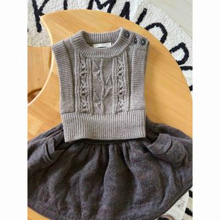 ソーアプルーム(SOOR PLOOM)のSoor Ploom ベスト&スカートセット　2y(スカート)