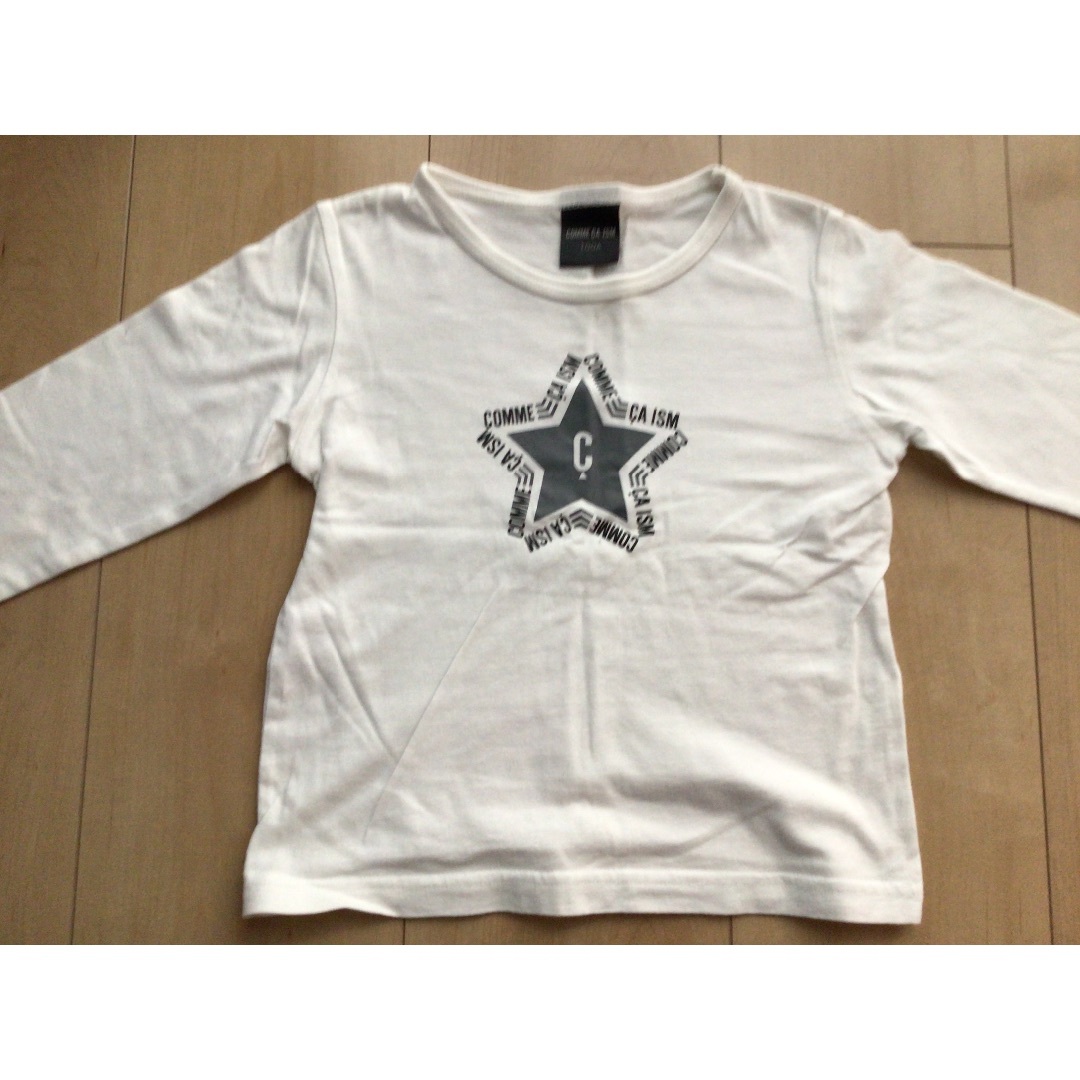 COMME CA ISM(コムサイズム)のCOMME CA ISM 星柄 長袖Tシャツ 100 キッズ/ベビー/マタニティのキッズ服男の子用(90cm~)(Tシャツ/カットソー)の商品写真