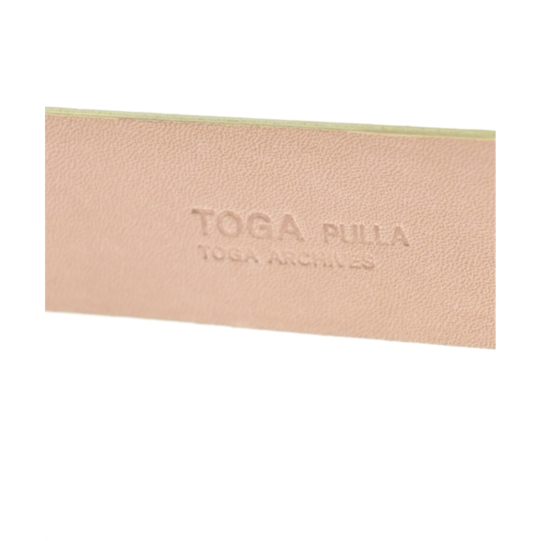 TOGA(トーガ)のTOGA トーガ ベルト - クリーム系x白 【古着】【中古】 レディースのファッション小物(ベルト)の商品写真