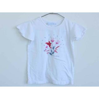 タルティーヌ エ ショコラ(Tartine et Chocolat)の†タルティーヌエショコラ/Tartine et Chocolat†120cm 半袖Tシャツ/半袖カットソー 白【中古】子供服 キッズ kids 女の子 夏 215032 tops(Tシャツ/カットソー)