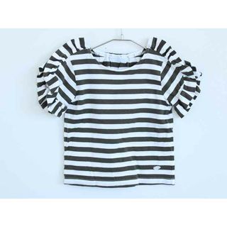 タルティーヌ エ ショコラ(Tartine et Chocolat)の†タルティーヌエショコラ/Tartine et Chocolat†120cm 半袖Tシャツ/半袖カットソー 白×グレー系【中古】子供服 キッズ kids 女の子 夏 215032 tops(Tシャツ/カットソー)