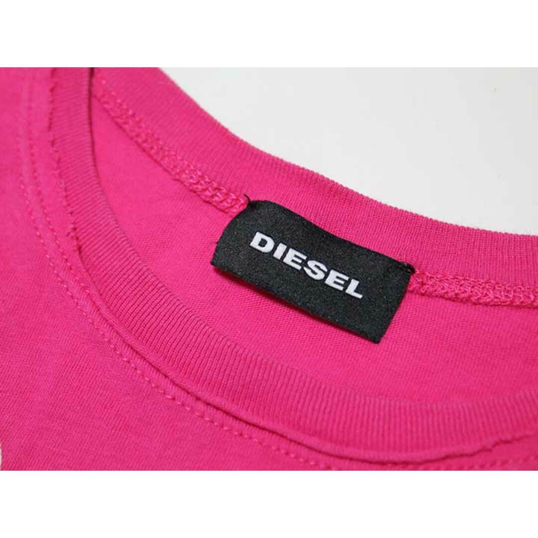 DIESEL(ディーゼル)の‡ディーゼルキッズ/DIESEL kids‡130cm 半袖Tシャツ/半袖カットソー ピンク【中古】子供服 キッズ kids 女の子 夏 205032 tops キッズ/ベビー/マタニティのキッズ服女の子用(90cm~)(Tシャツ/カットソー)の商品写真