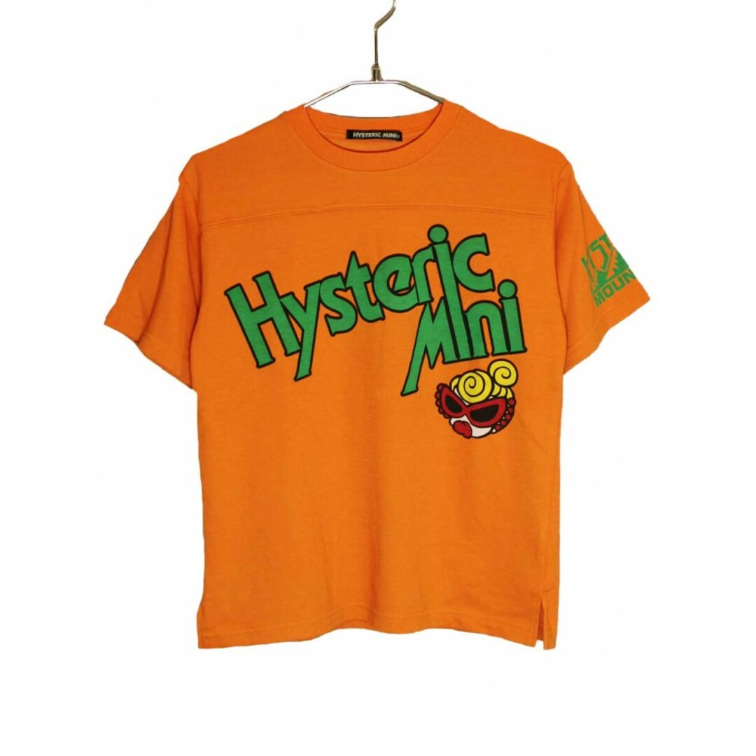 HYSTERIC MINI(ヒステリックミニ)の[ヒステリックミニ/HYSTERIC MINI]130cm 半袖カットソー/半袖Tシャツ オレンジ×緑【中古】子供服 キッズ kids 男の子 女の子 夏 724032 tops キッズ/ベビー/マタニティのキッズ服女の子用(90cm~)(Tシャツ/カットソー)の商品写真