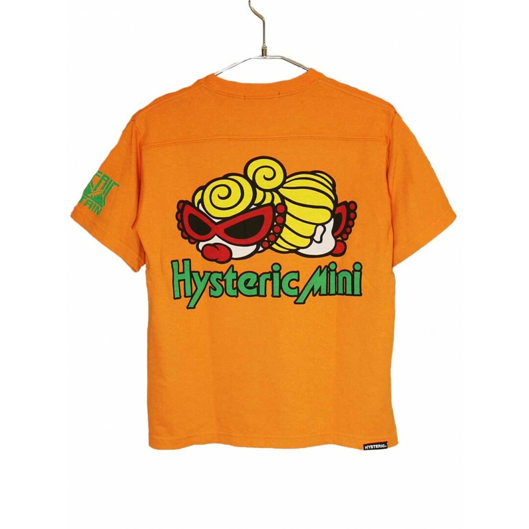 HYSTERIC MINI(ヒステリックミニ)の[ヒステリックミニ/HYSTERIC MINI]130cm 半袖カットソー/半袖Tシャツ オレンジ×緑【中古】子供服 キッズ kids 男の子 女の子 夏 724032 tops キッズ/ベビー/マタニティのキッズ服女の子用(90cm~)(Tシャツ/カットソー)の商品写真