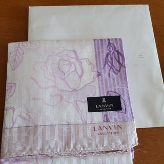 ランバン(LANVIN)の新品未使用☆LANVIN 大判ハンカチ(ハンカチ)