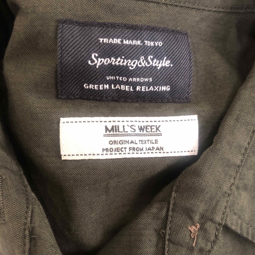 UNITED ARROWS green label relaxing(ユナイテッドアローズグリーンレーベルリラクシング)のシャツワンピース レディースのワンピース(ロングワンピース/マキシワンピース)の商品写真