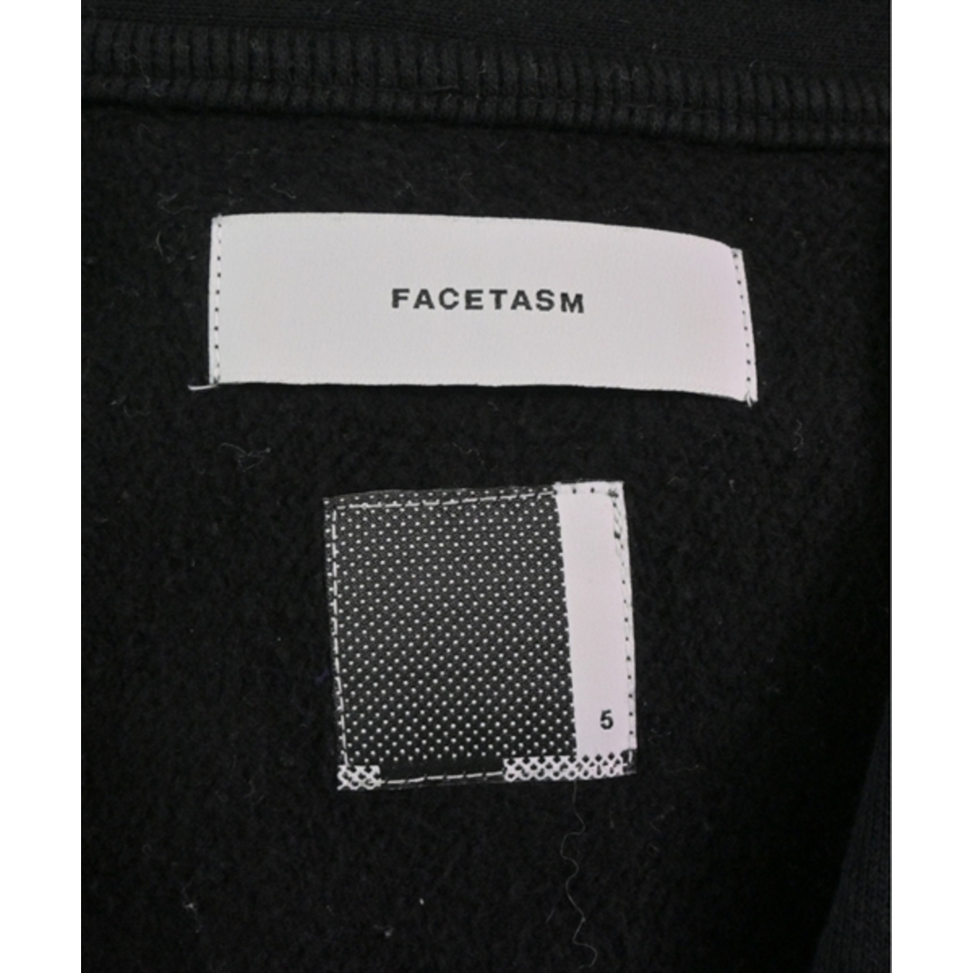 FACETASM(ファセッタズム)のFACETASM ファセッタズム スウェット 5(L位) 黒 【古着】【中古】 メンズのトップス(スウェット)の商品写真