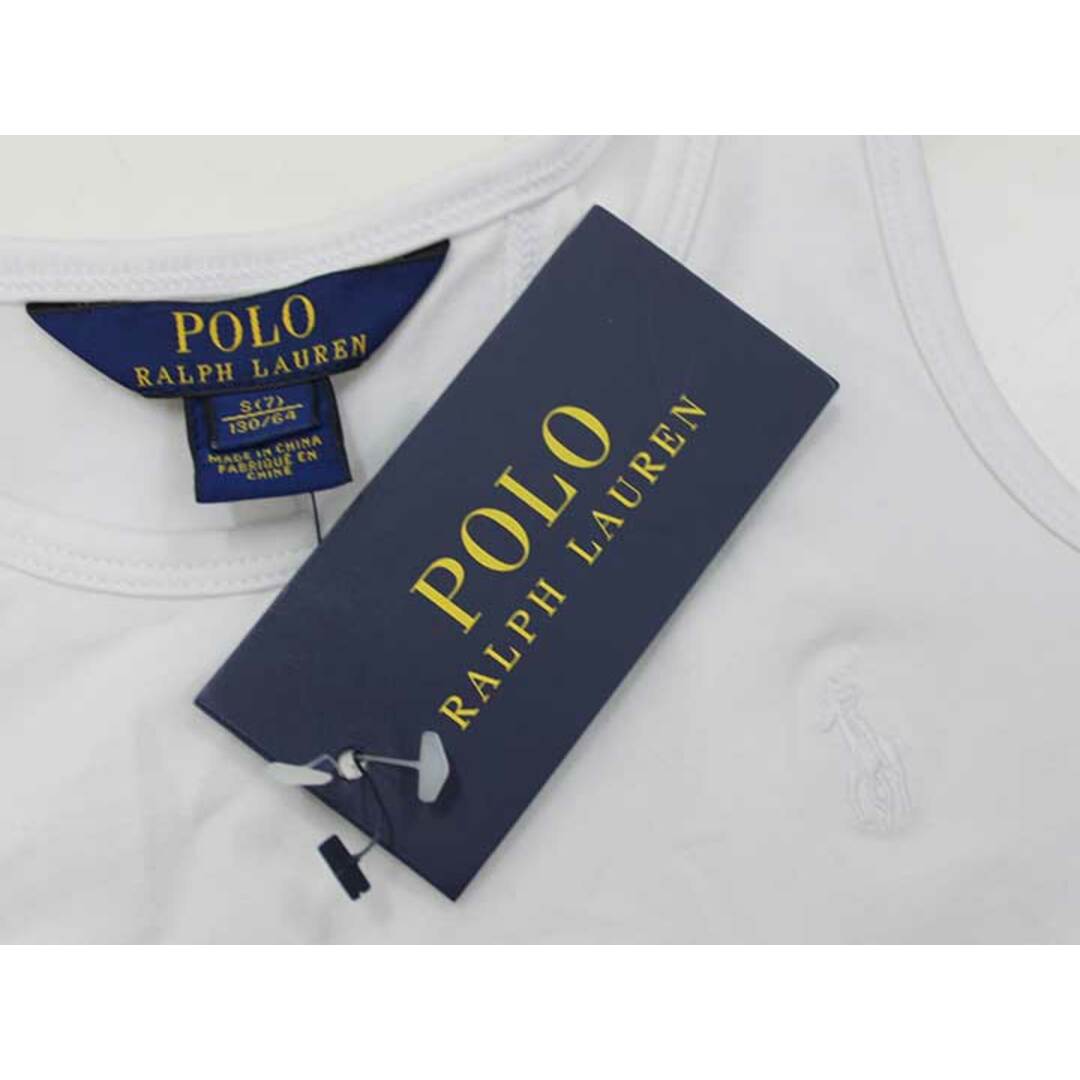 Ralph Lauren(ラルフローレン)の新品 未使用品◇ラルフローレン/Ralph Lauren◇130cm ノースリーブカットソー/ノースリーブTシャツ ライトグレー 子供服 キッズ kids 女の子 夏 926032 tops キッズ/ベビー/マタニティのキッズ服女の子用(90cm~)(Tシャツ/カットソー)の商品写真