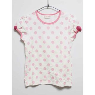 シャーリーテンプル(Shirley Temple)の‡シャーリーテンプル/Shirley Temple‡140cm 半袖Tシャツ/半袖カットソー 白×ピンク【中古】子供服 キッズ kids ジュニア 女の子 夏 915032 tops(Tシャツ/カットソー)