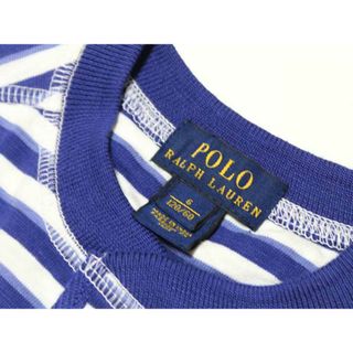 ラルフローレン(Ralph Lauren)の新品 未使用品‡ラルフローレン/Ralph Lauren‡120cm 半袖Tシャツ/半袖カットソー 白×ブルー 子供服 キッズ kids 男の子 夏 126022 tops(Tシャツ/カットソー)