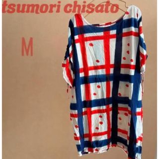 TSUMORI CHISATO - tsumori chisato チュニック カットソー 肩絞り 変形袖