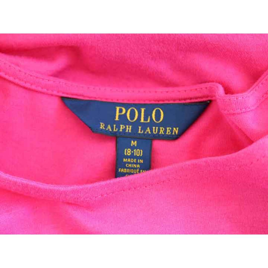 Ralph Lauren(ラルフローレン)の†ラルフローレン/Ralph Lauren†140cm(M) 半袖Tシャツ/半袖カットソー ピンク【中古】子供服 キッズ kids  ジュニア 女の子 夏 915032 tops キッズ/ベビー/マタニティのキッズ服女の子用(90cm~)(Tシャツ/カットソー)の商品写真