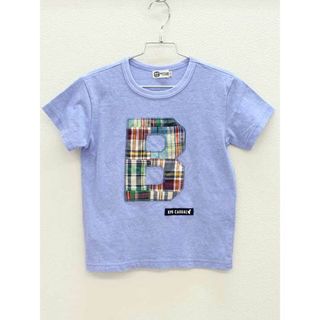 ケーピーボーイ(KP BOY)の▽ケーピーボーイ/KP BOY▽110cm 半袖カットソー/半袖Tシャツ ブルー系【中古】子供服 キッズ kids 男の子 夏 036032 tops(Tシャツ/カットソー)