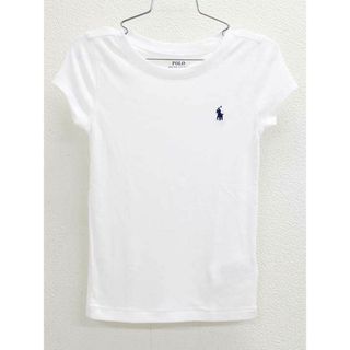 ラルフローレン(Ralph Lauren)の◇ラルフローレン/Ralph Lauren◇120cm 半袖カットソー/半袖Tシャツ 白【中古】子供服 キッズ kids 女の子 夏 926032 tops(Tシャツ/カットソー)