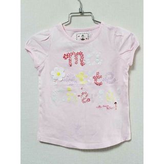 ミキハウス(mikihouse)の《ミキハウス/mikihouse》100cm 半袖Tシャツ/半袖カットソー ピンク【中古】子供服 キッズ kids 女の子 夏 524032 tops(Tシャツ/カットソー)