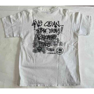 ステューシー(STUSSY)のステューシー　Tシャツ　y2k ヴィンテージ　両面プリント　ドクロ　スカル　骸骨(Tシャツ/カットソー(半袖/袖なし))