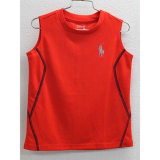 ラルフローレン(Ralph Lauren)の◇ラルフローレン/Ralph Lauren◇110cm ノースリーブカットソー/ノースリーブTシャツ 赤【中古】子供服 キッズ kids 男の子 夏 926032 tops(Tシャツ/カットソー)