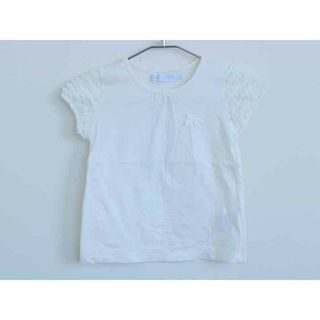 タルティーヌ エ ショコラ(Tartine et Chocolat)の†タルティーヌエショコラ/Tartine et Chocolat†110cm 半袖Tシャツ/半袖カットソー 白【中古】子供服 キッズ kids 女の子 夏 215032 tops(Tシャツ/カットソー)