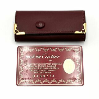 カルティエ(Cartier)の【未使用品・4連】カルティエ　Cartier　レディース　キーケース　キーリング(キーケース)