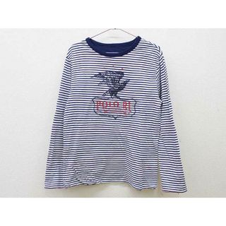 ラルフローレン(Ralph Lauren)の【春物 新入荷!】▼ラルフローレン/Ralph Lauren▼160cm位 長袖Tシャツ/長袖カットソー/ロンT 紺×白＆紺×赤 リバーシブル【中古】 子供服 キッズ kids  ジュニア 男の子 春秋 tops 803042(Tシャツ/カットソー)