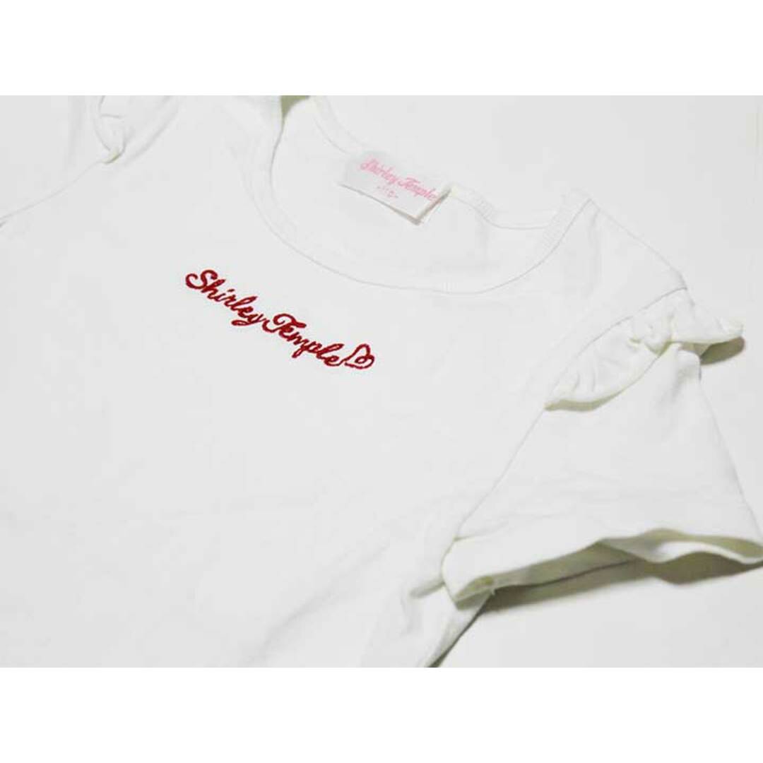 Shirley Temple(シャーリーテンプル)の‡シャーリーテンプル/Shirley Temple‡110cm 半袖Tシャツ/半袖カットソー 白系【中古】子供服 キッズ kids 女の子 夏 915032 tops キッズ/ベビー/マタニティのキッズ服女の子用(90cm~)(Tシャツ/カットソー)の商品写真