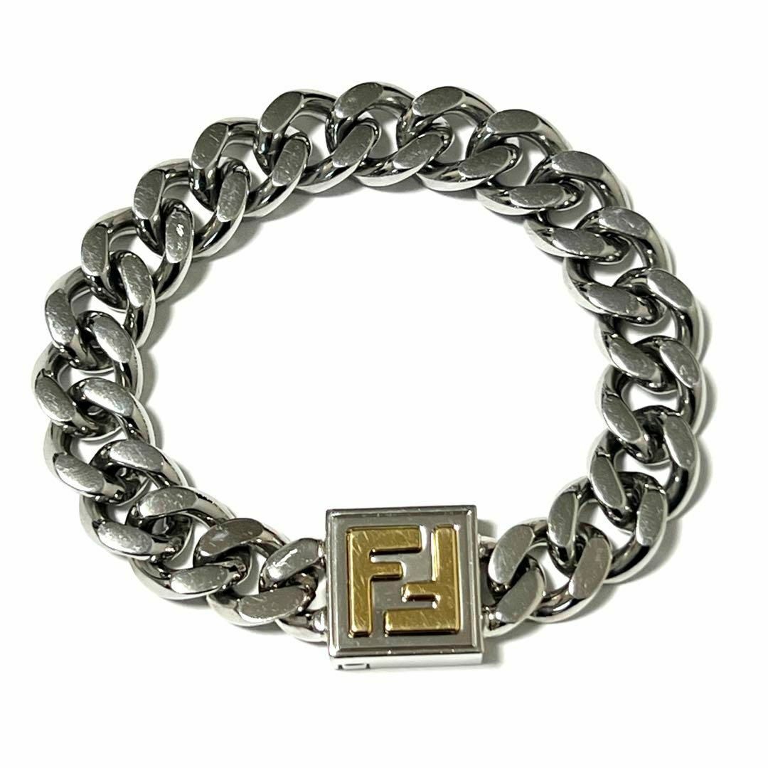 FENDI(フェンディ)の【人気】フェンディ　FENDI　メンズ　ブレスレット　チェーン　バングル メンズのアクセサリー(ブレスレット)の商品写真