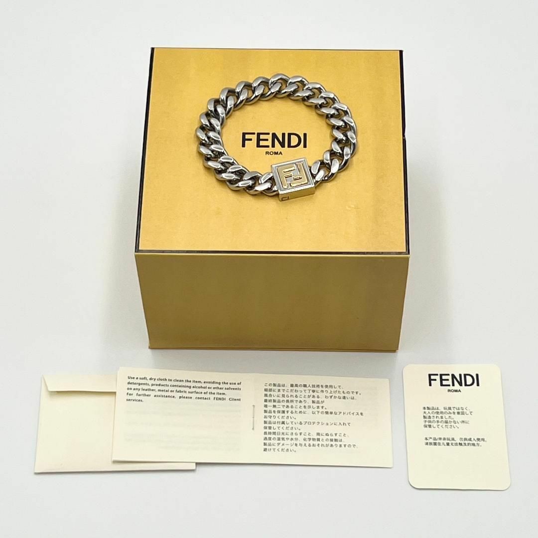 FENDI(フェンディ)の【人気】フェンディ　FENDI　メンズ　ブレスレット　チェーン　バングル メンズのアクセサリー(ブレスレット)の商品写真