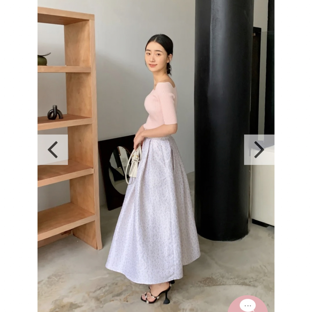 BIRTHDAY BASH(バースデーバッシュ)の【新品未使用】SARAH VOLUME FLORAL SKIRT レディースのスカート(ロングスカート)の商品写真