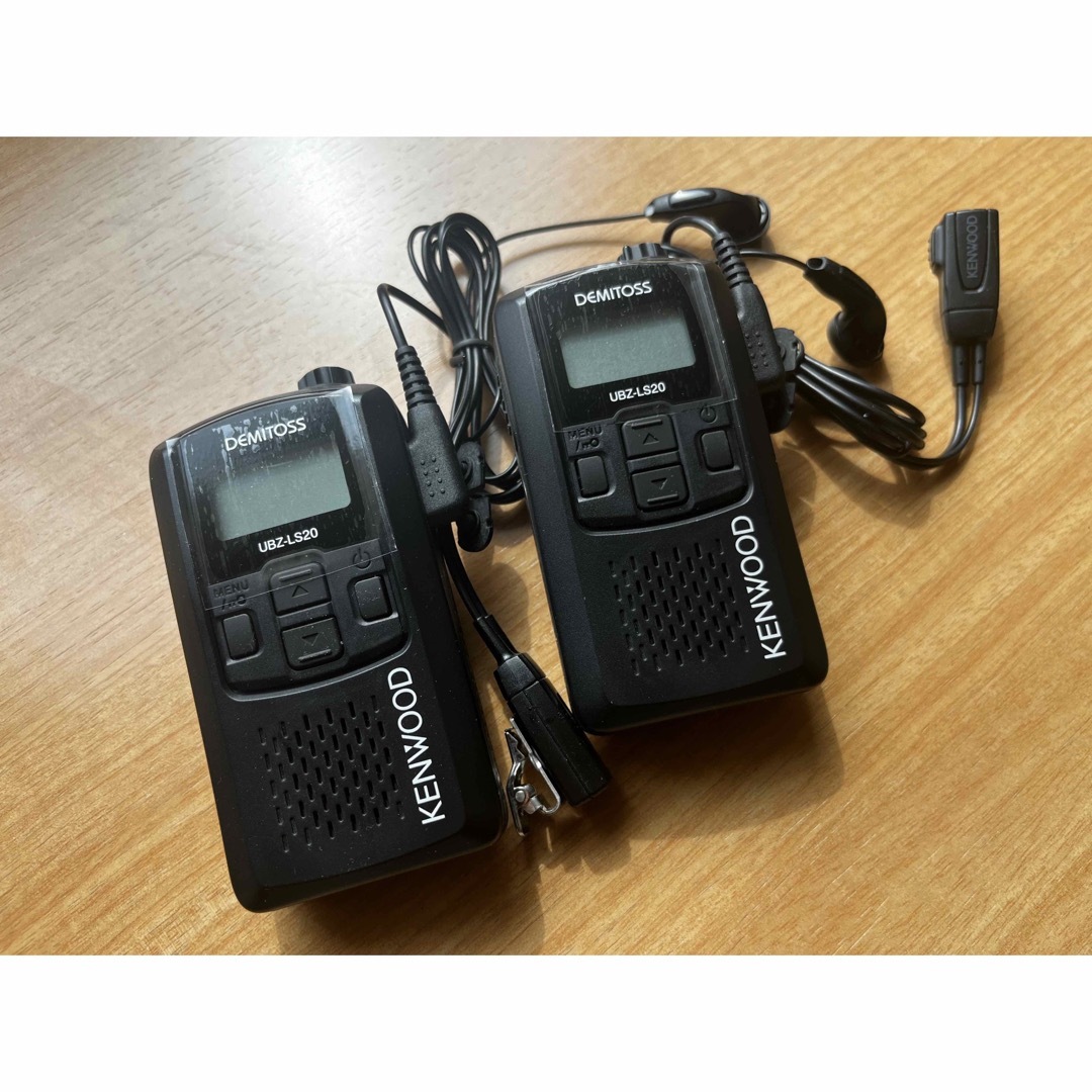 KENWOOD(ケンウッド)の【新品•未使用】KENWOOD UBZ-LS20 2台セット インカム エンタメ/ホビーのテーブルゲーム/ホビー(アマチュア無線)の商品写真