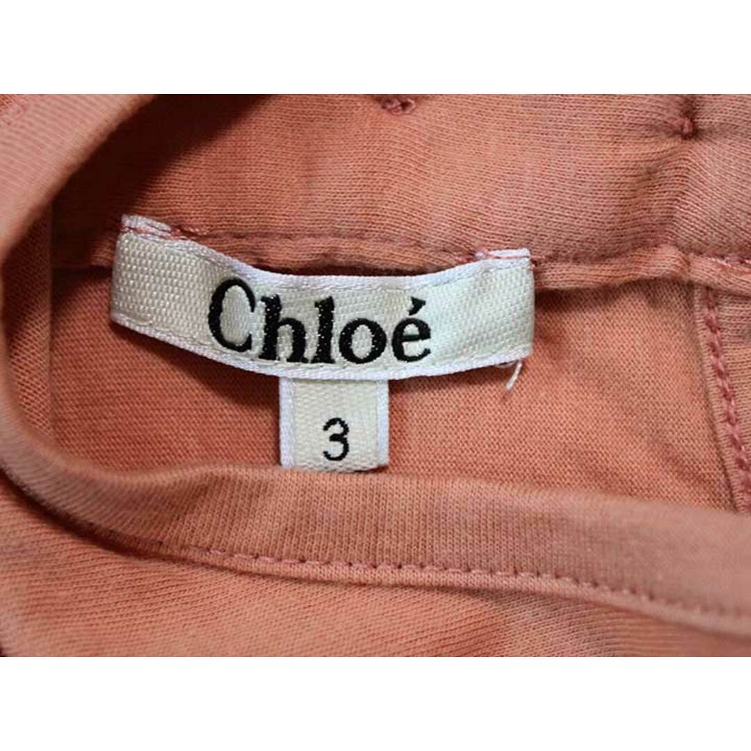 Chloe(クロエ)の☆クロエ/Chloe☆95cm 半袖Tシャツ/半袖カットソー サーモンピンク系 【中古】子供服 キッズ kids 女の子 夏 505032 tops キッズ/ベビー/マタニティのキッズ服女の子用(90cm~)(Tシャツ/カットソー)の商品写真