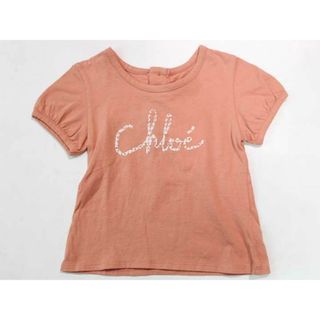 クロエ(Chloe)の☆クロエ/Chloe☆95cm 半袖Tシャツ/半袖カットソー サーモンピンク系 【中古】子供服 キッズ kids 女の子 夏 505032 tops(Tシャツ/カットソー)