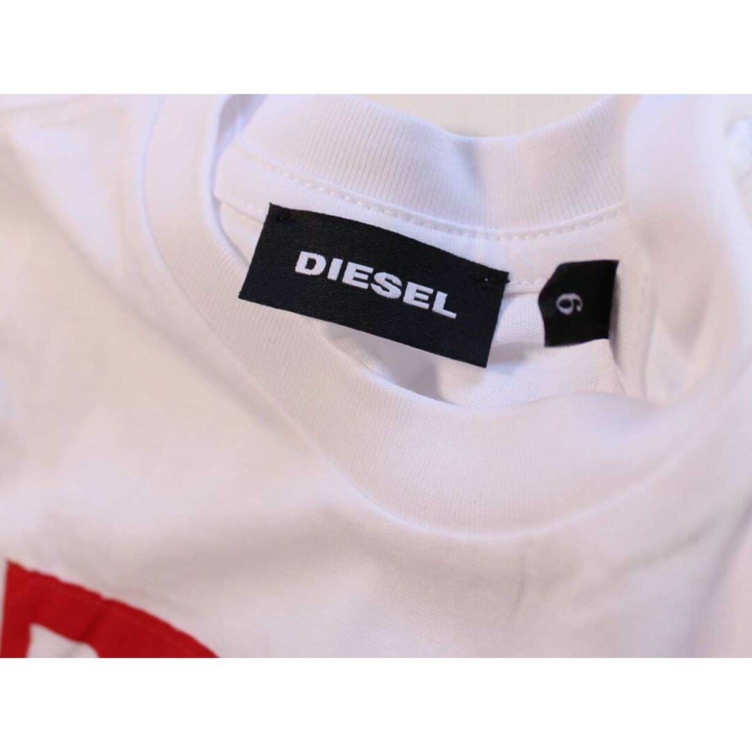 DIESEL(ディーゼル)の[ディーゼルキッズ/DIESEL kids]115cm 半袖カットソー/半袖Tシャツ 白【中古】子供服 キッズ kids 男の子 女の子 夏 605032 tops キッズ/ベビー/マタニティのキッズ服女の子用(90cm~)(Tシャツ/カットソー)の商品写真