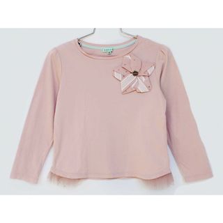 トッカ(TOCCA)の【春物 新入荷!】[トッカ/TOCCA BAMBINI]110cm 長袖カットソー/長袖Tシャツ/ロンT ピンク【中古】子供服 キッズ kids 女の子 春秋 tops 213042(Tシャツ/カットソー)