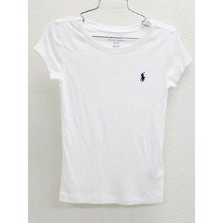 ラルフローレン(Ralph Lauren)の◇ラルフローレン/Ralph Lauren◇130cm 半袖Tシャツ/半袖カットソー 白【中古】子供服 キッズ kids 男の子 女の子 夏 826032 tops(Tシャツ/カットソー)