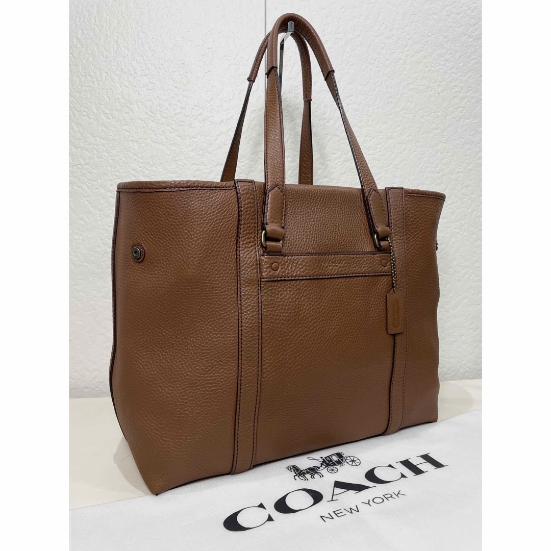 COACH(コーチ)の【美品】定価7.2万　コーチ　メンテ済み　ビジネス　バッグ　レザー　本革　258 メンズのバッグ(ビジネスバッグ)の商品写真