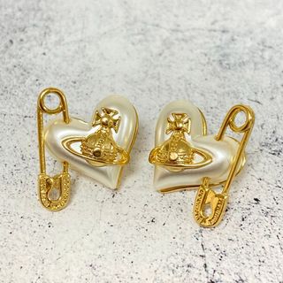 ヴィヴィアン(Vivienne Westwood) パールピアス ピアス（ハート