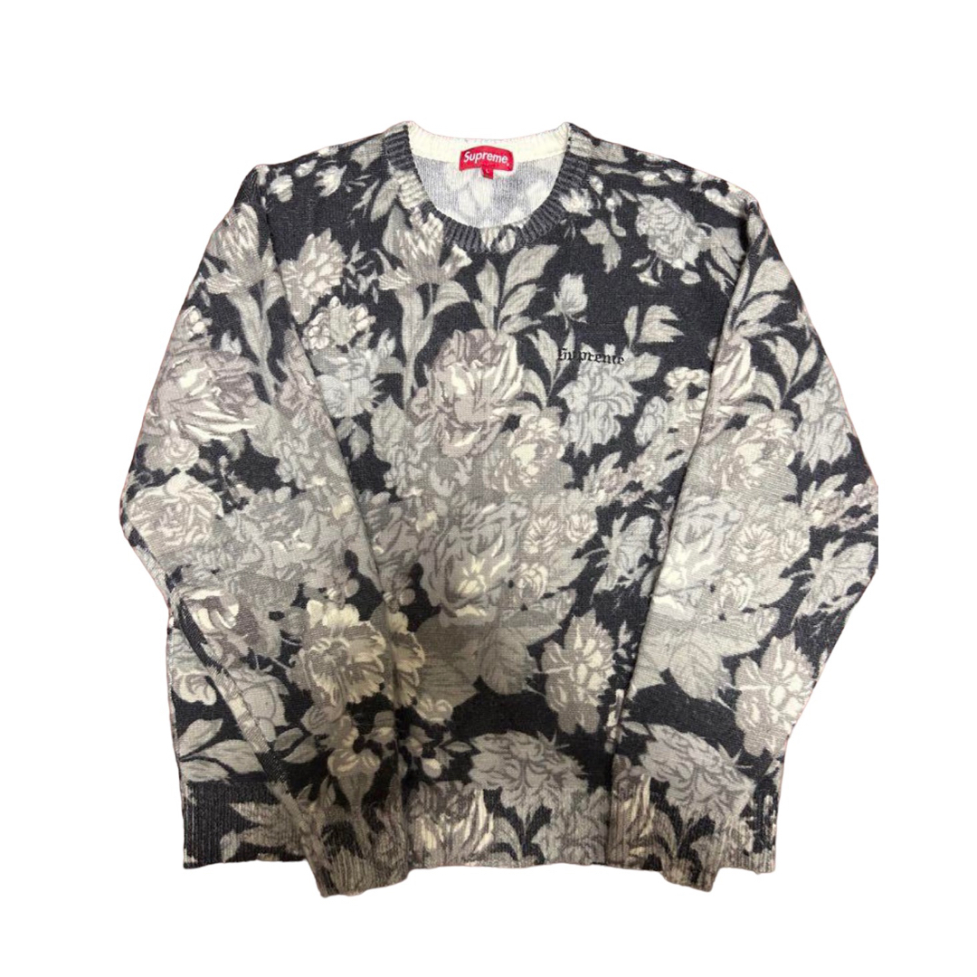 Supreme - Supreme Printed Floral Angora Sweater Lの通販 by Supreme - Supreme Printed Floral Angora Sweater Lの通販 by