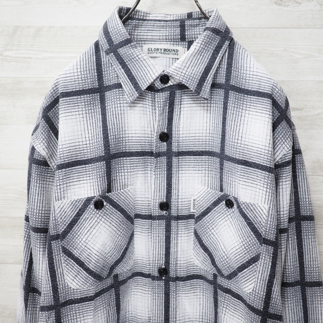 COOTIE - COOTIE 17AW Hombre Check Work Shirt-XLの通販 by