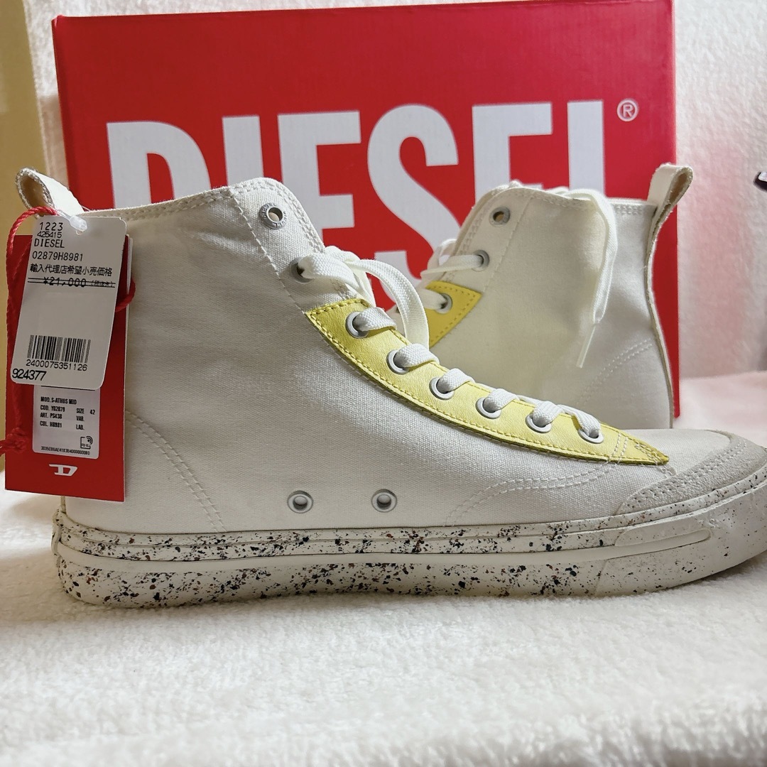 DIESEL(ディーゼル)の新品　DIESEL ディーゼル スニーカー　S-ATHＯＳ　MID メンズの靴/シューズ(スニーカー)の商品写真