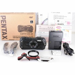 PENTAX - 【防水】PENTAX ペンタックス Optio WG-2 WG-II ブラック