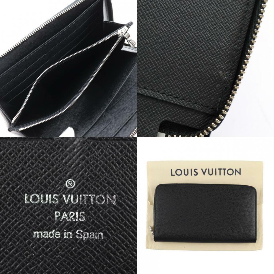 LOUIS VUITTON(ルイヴィトン)のLOUIS VUITTON ルイ ヴィトン タイガ ジッピー オーガナイザーNM 長財布 M30056 レザー   ブラック シルバー金具  二つ折り財布 ラウンドファスナー 【本物保証】 メンズのファッション小物(長財布)の商品写真