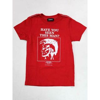 ディーゼル(DIESEL)の☆ディーゼルキッズ/DIESEL kids☆95cm 半袖Tシャツ/半袖カットソー 赤 【中古】子供服 キッズ kids 男の子 夏 505032 tops(Tシャツ/カットソー)