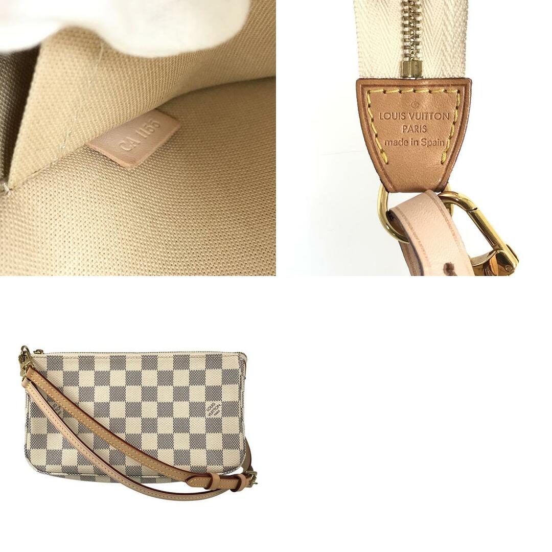 LOUIS VUITTON(ルイヴィトン)のルイ・ヴィトン ダミエ アズール ポシェット アクセソワール N41207 ポーチ レディースのファッション小物(ポーチ)の商品写真