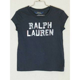 ラルフローレン(Ralph Lauren)の[ラルフローレン/Ralph Lauren]115cm 半袖カットソー/半袖Tシャツ 紺【中古】子供服 キッズ kids 女の子 夏 315032 tops(Tシャツ/カットソー)