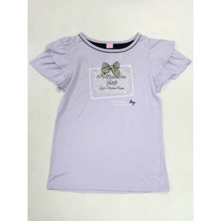 メゾピアノ(mezzo piano)の☆メゾピアノ/mezzo piano☆160cm 半袖Tシャツ/半袖カットソー 紫 【中古】子供服 キッズ kids ジュニア 女の子 夏 625032 tops(Tシャツ/カットソー)