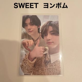 トゥモローバイトゥギャザー(TOMORROW X TOGETHER)のTXT 【公式】SWEET 初回A 盤　ヨンボム　トレカ(アイドルグッズ)