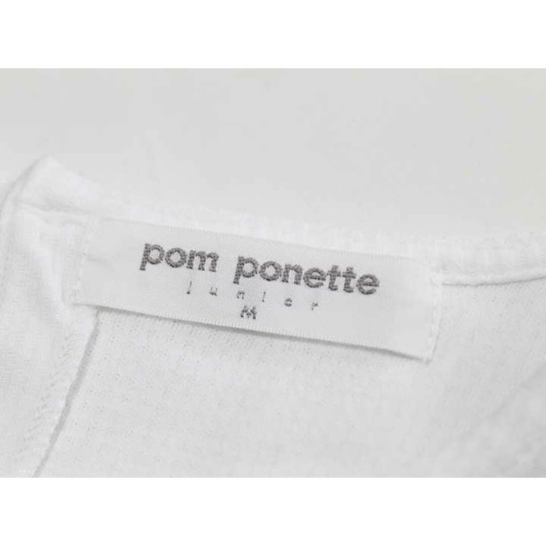 pom ponette(ポンポネット)の‡ポンポネット/pom ponette‡150cm 半袖Tシャツ/半袖カットソー 白【中古】子供服 キッズ kids ジュニア 女の子 夏 524032 tops キッズ/ベビー/マタニティのキッズ服女の子用(90cm~)(Tシャツ/カットソー)の商品写真