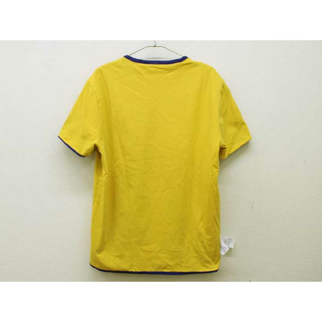 Ralph Lauren(ラルフローレン)の【夏物 新入荷!】▼ラルフローレン/Ralph Lauren▼150cm位 半袖Tシャツ/半袖カットソー/ロンT 黄×紫 リバーシブル【中古】子供服 キッズ kids ジュニア 男の子 夏 tops 803042 キッズ/ベビー/マタニティのキッズ服女の子用(90cm~)(Tシャツ/カットソー)の商品写真