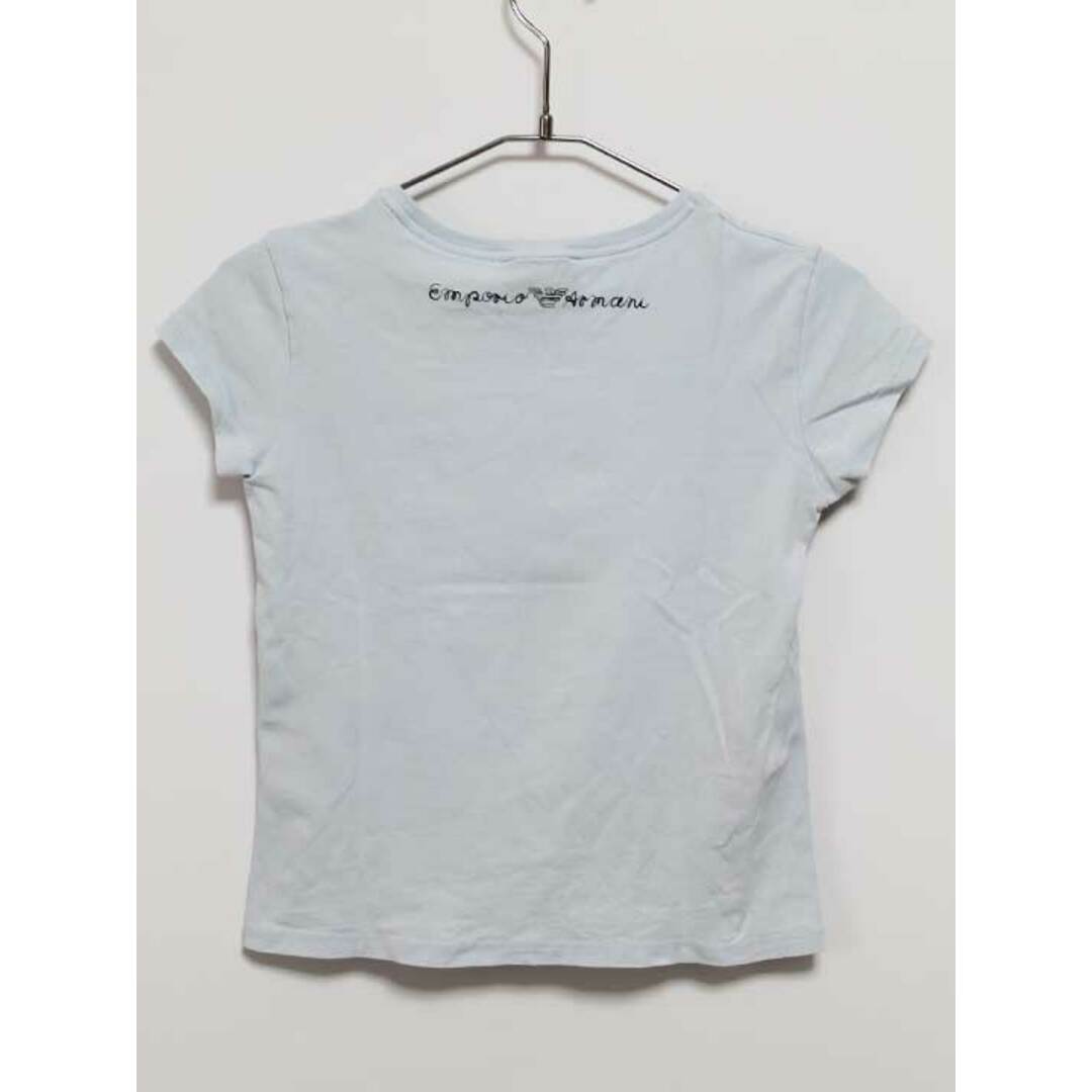 Armani(アルマーニ)の‡エンポリオアルマーニ/EMPORIO ARMANI‡142cm 半袖Tシャツ/半袖カットソー ブルー【中古】子供服 キッズ kids ジュニア 女の子 夏 225032 tops キッズ/ベビー/マタニティのキッズ服女の子用(90cm~)(Tシャツ/カットソー)の商品写真